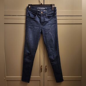 American Eagle Indigo Blue Hi-Rise Jeggings